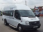 Бесплатный автобус Genser в пункт аренды автомобилей АрендаАвто-чрх на Новорязанском шоссе